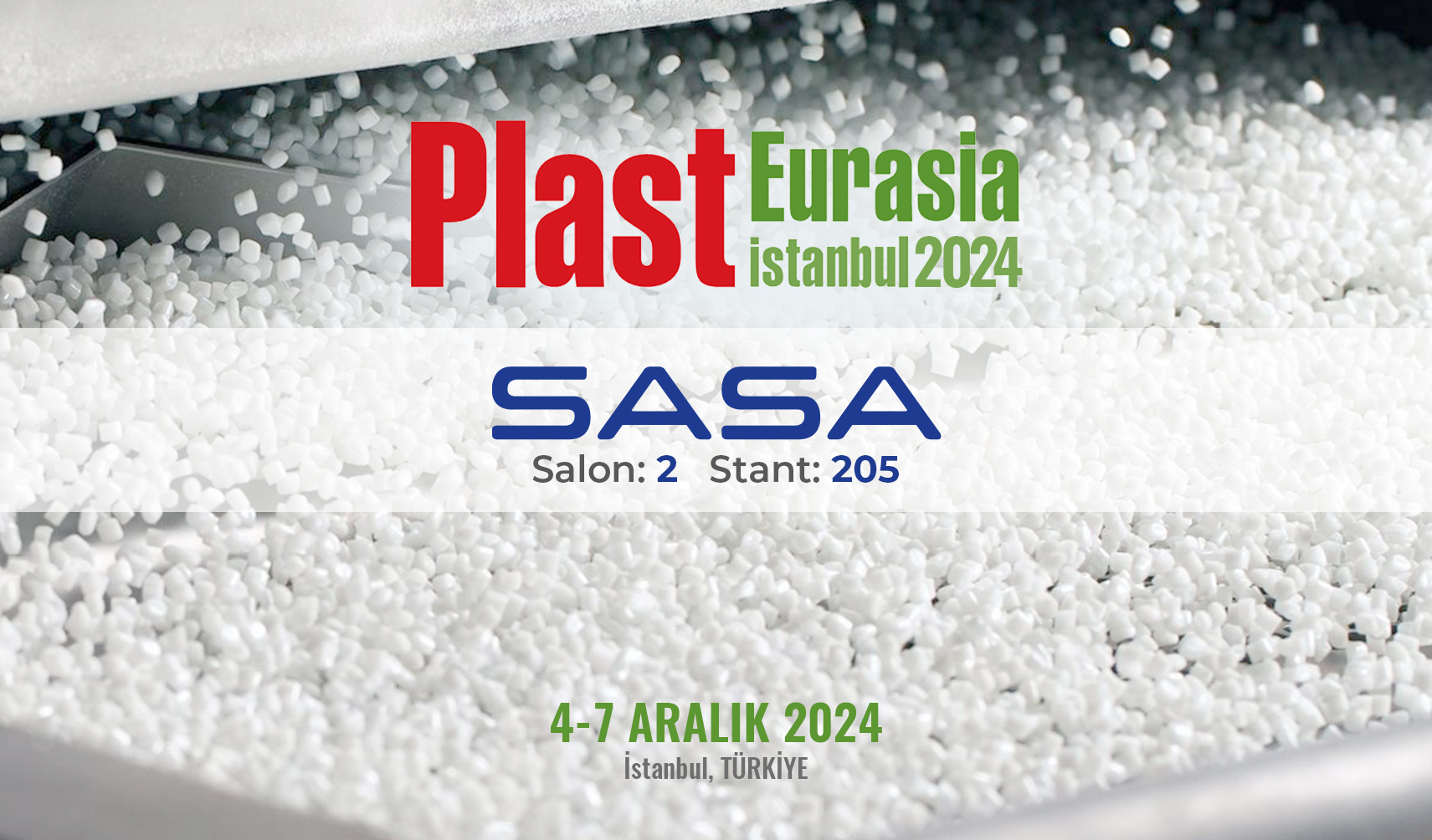 Blog yazısı 04-07 Aralık 2024 Plast Eurasia Fuar Katılımıiçin resim